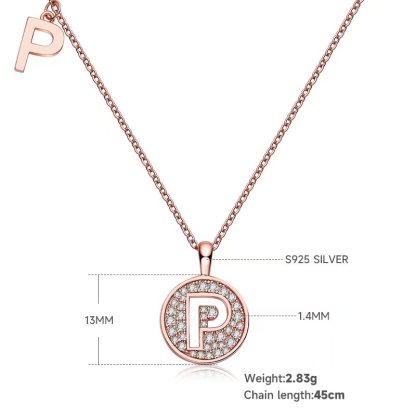 The Initial P Necklace
