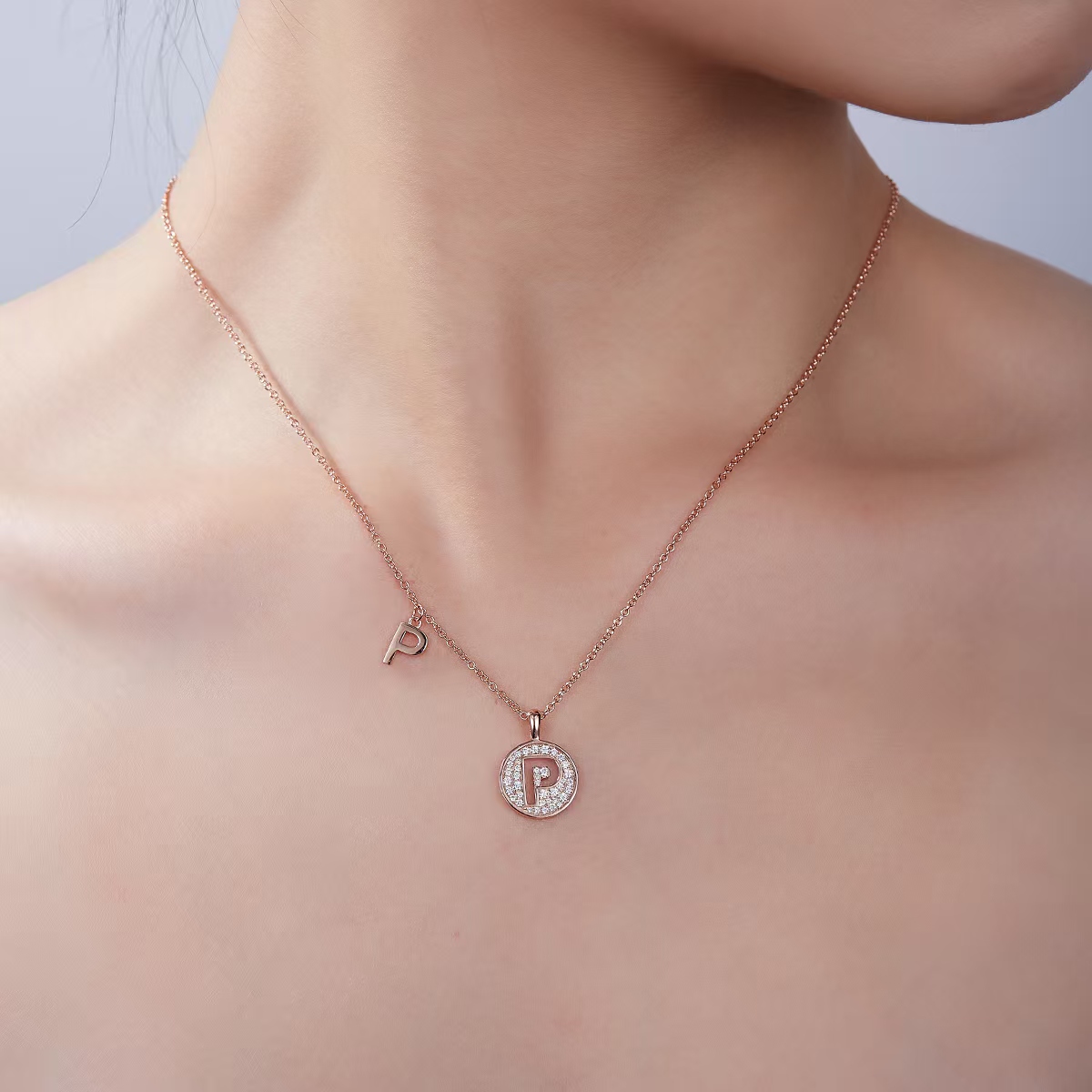 The Initial P Necklace