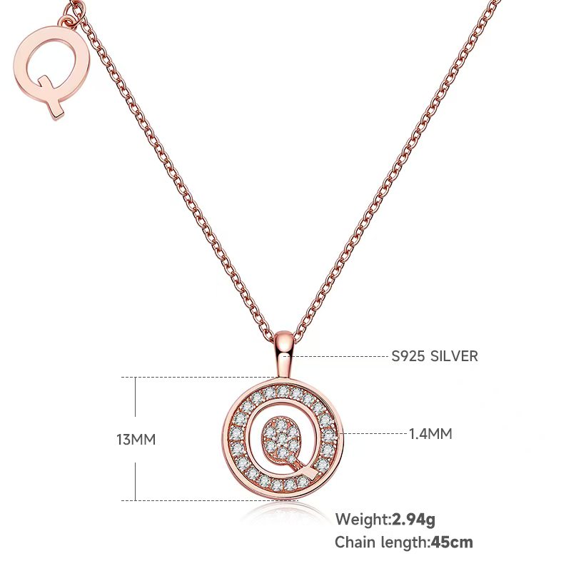 The Initial Q Necklace