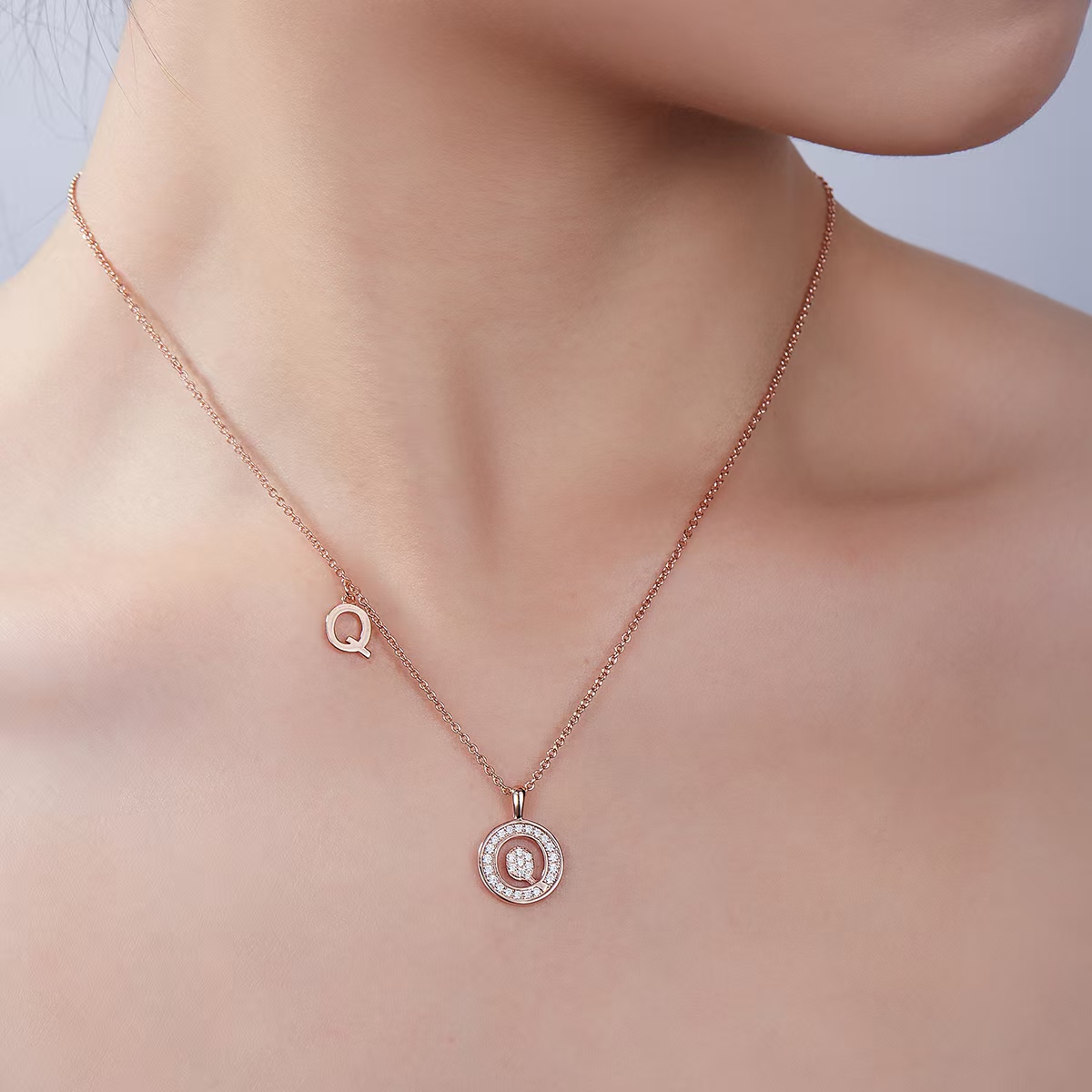 The Initial Q Necklace