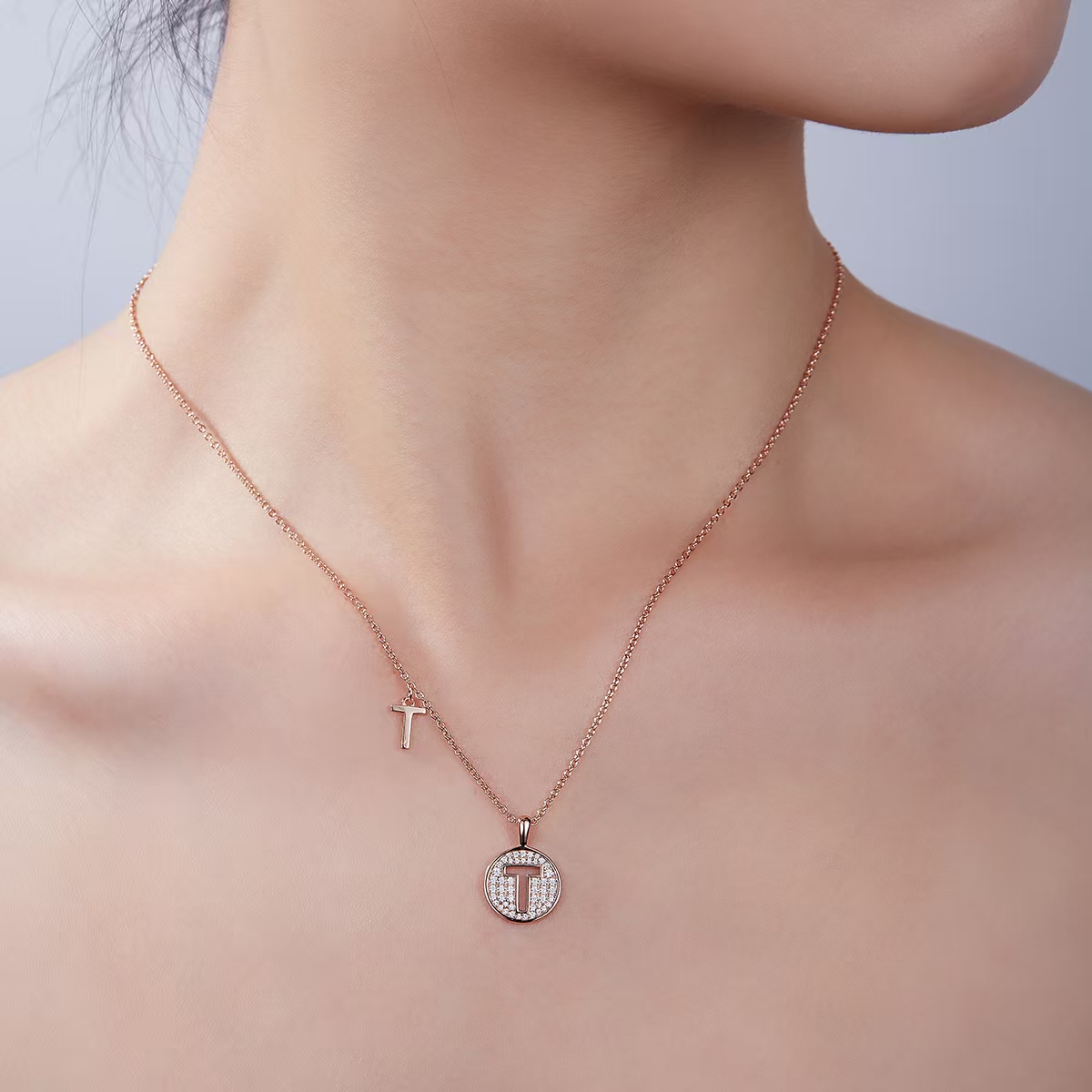 The Initial T Necklace