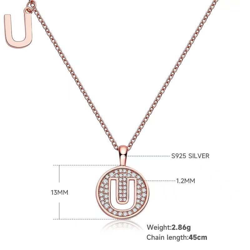 The Initial U Necklace