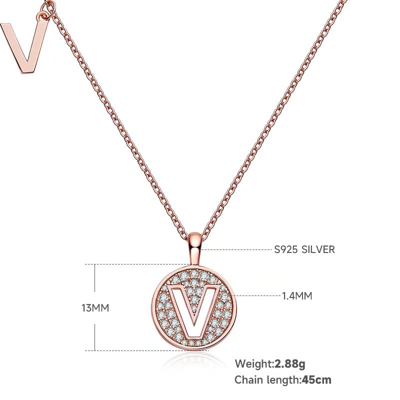 The Initial V Necklace