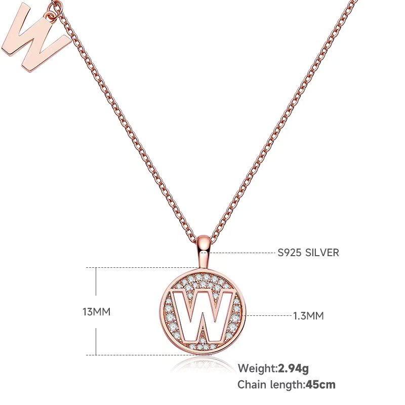 The Initial W Necklace