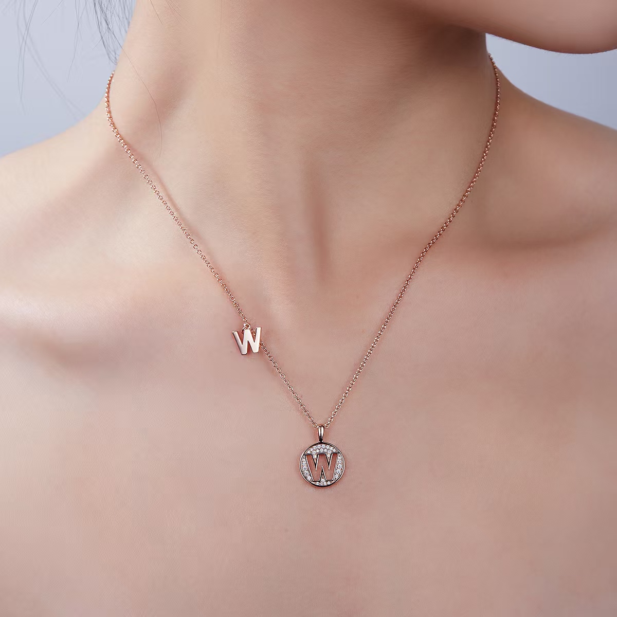 The Initial W Necklace