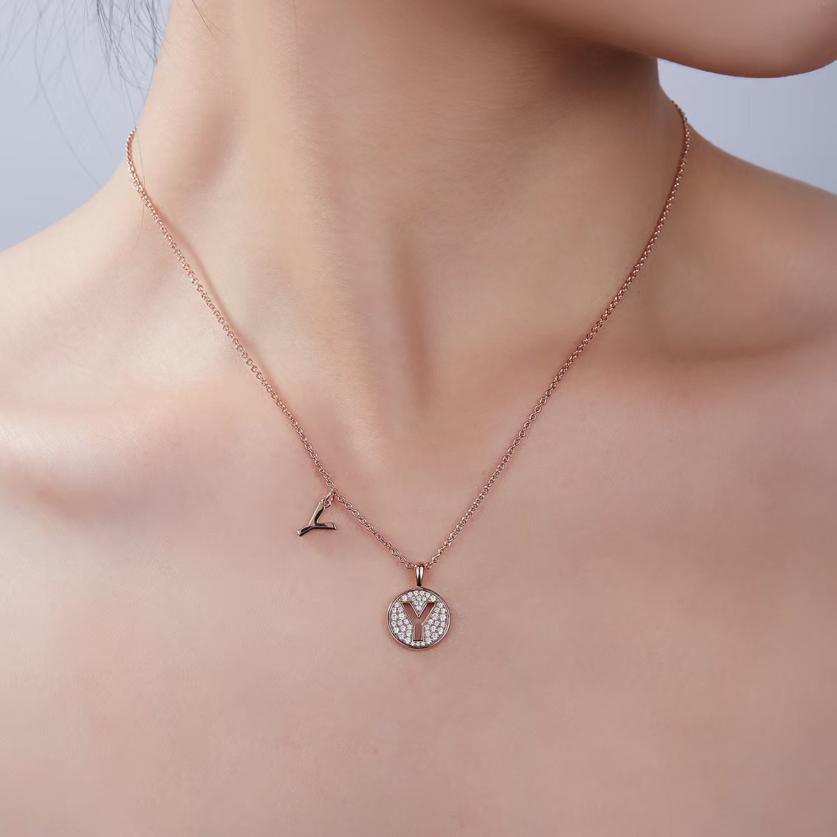 The Initial Y Necklace