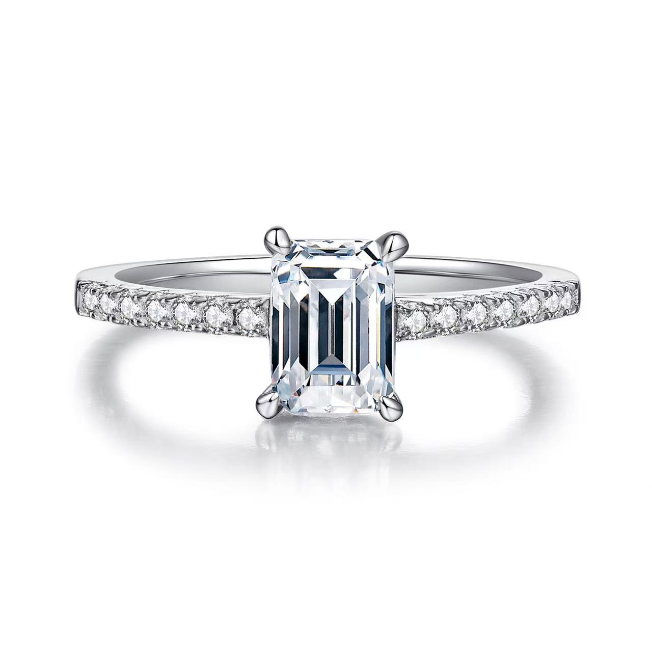 The Mirror Pavé Ring