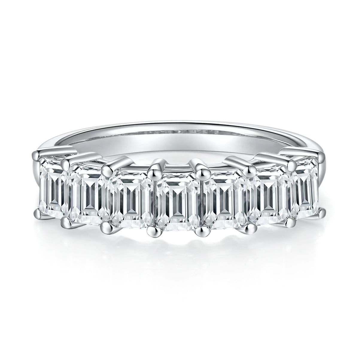 The Moissanite Eternity Band