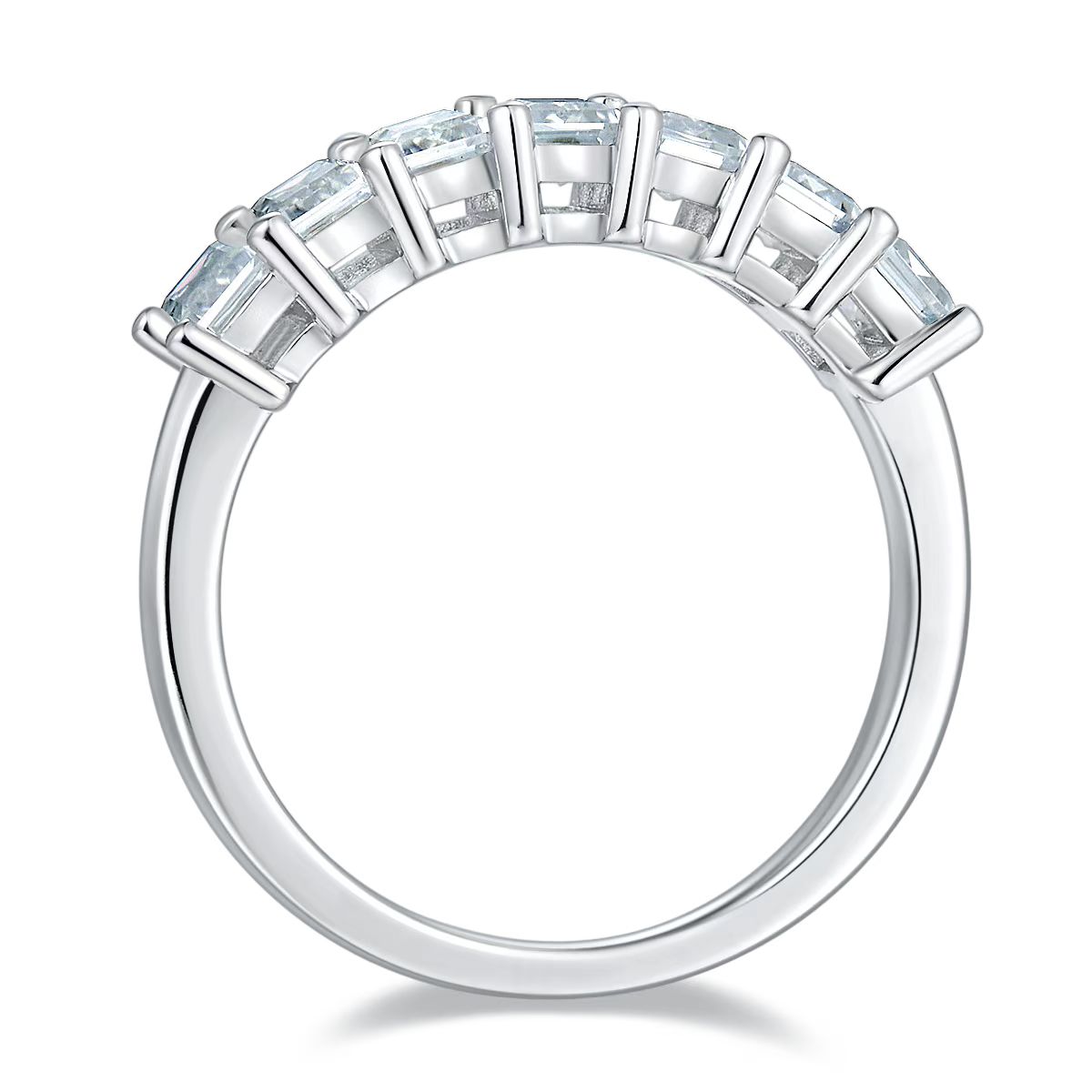 The Moissanite Eternity Band