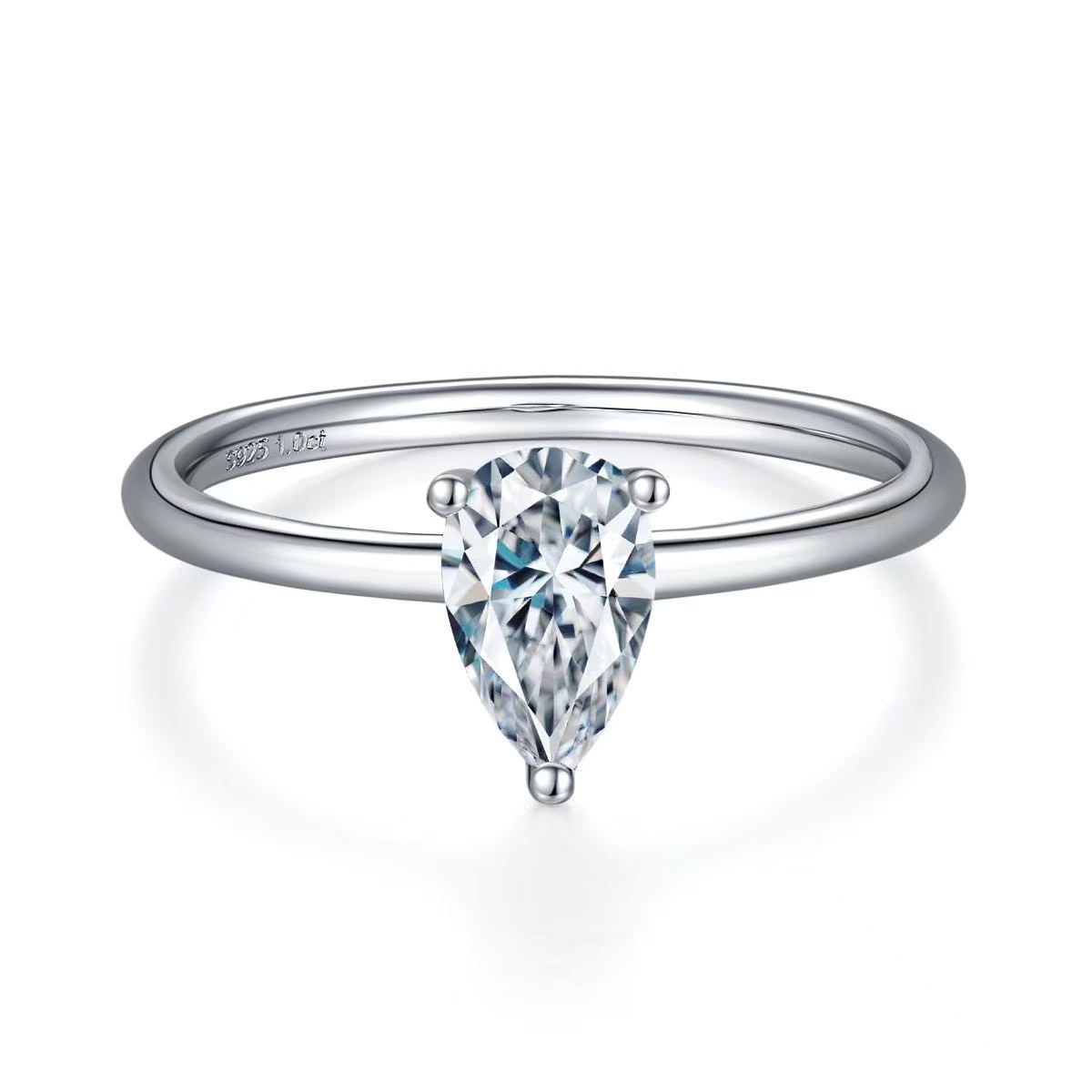 The Teardrop Solitaire Ring