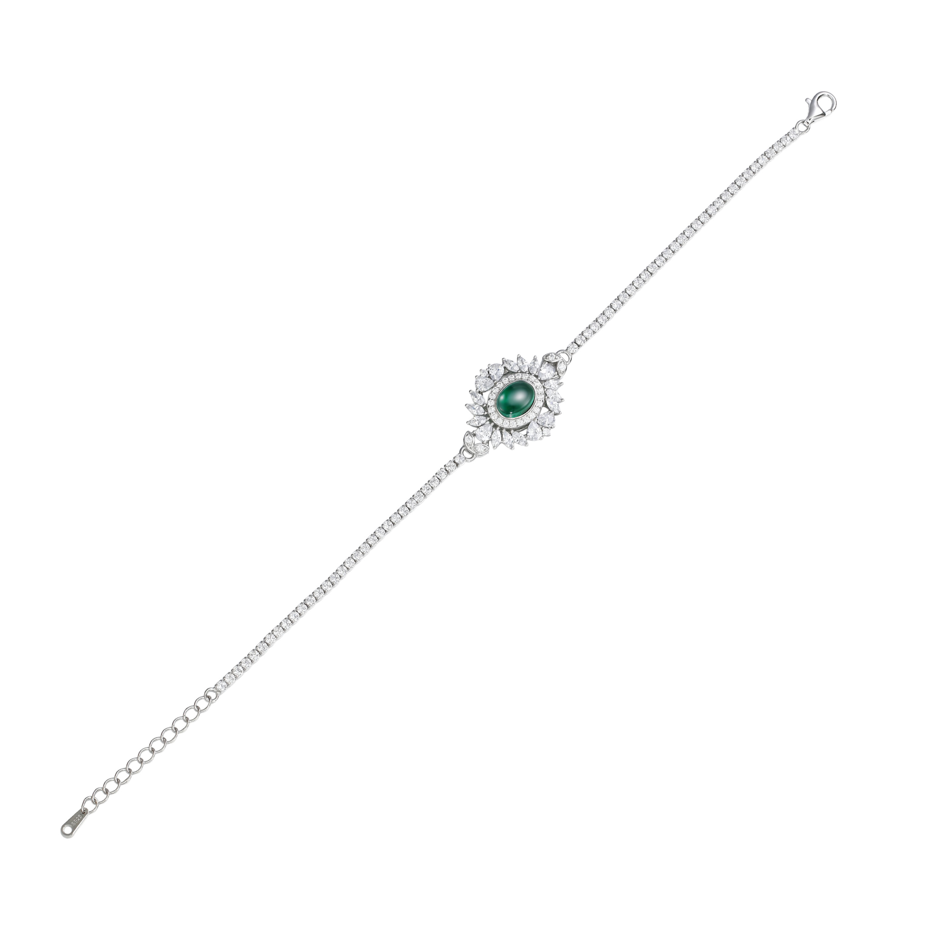 The Emerald Sunburst Bracelet