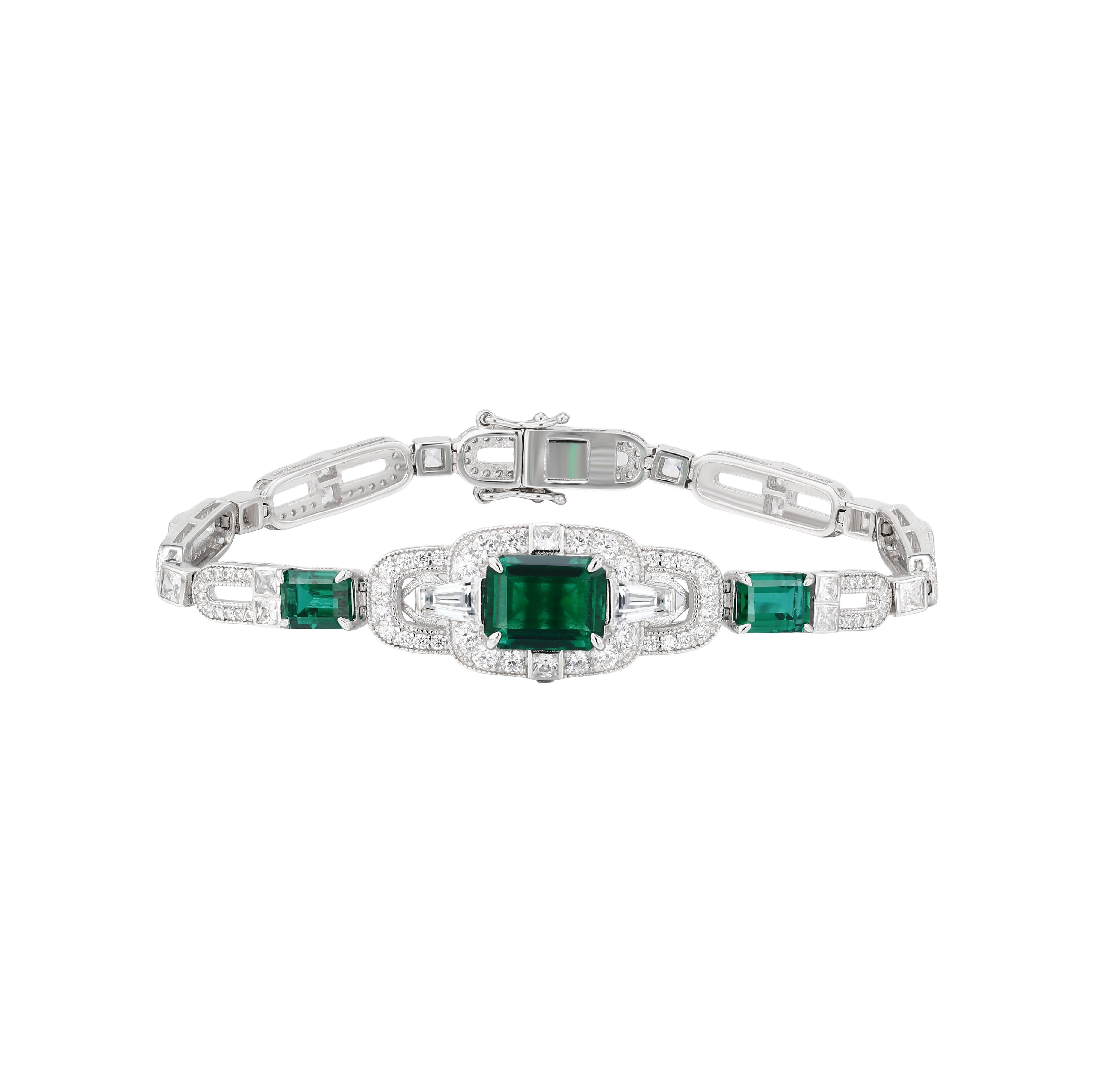 The Emerald Belle Époque Bracelet