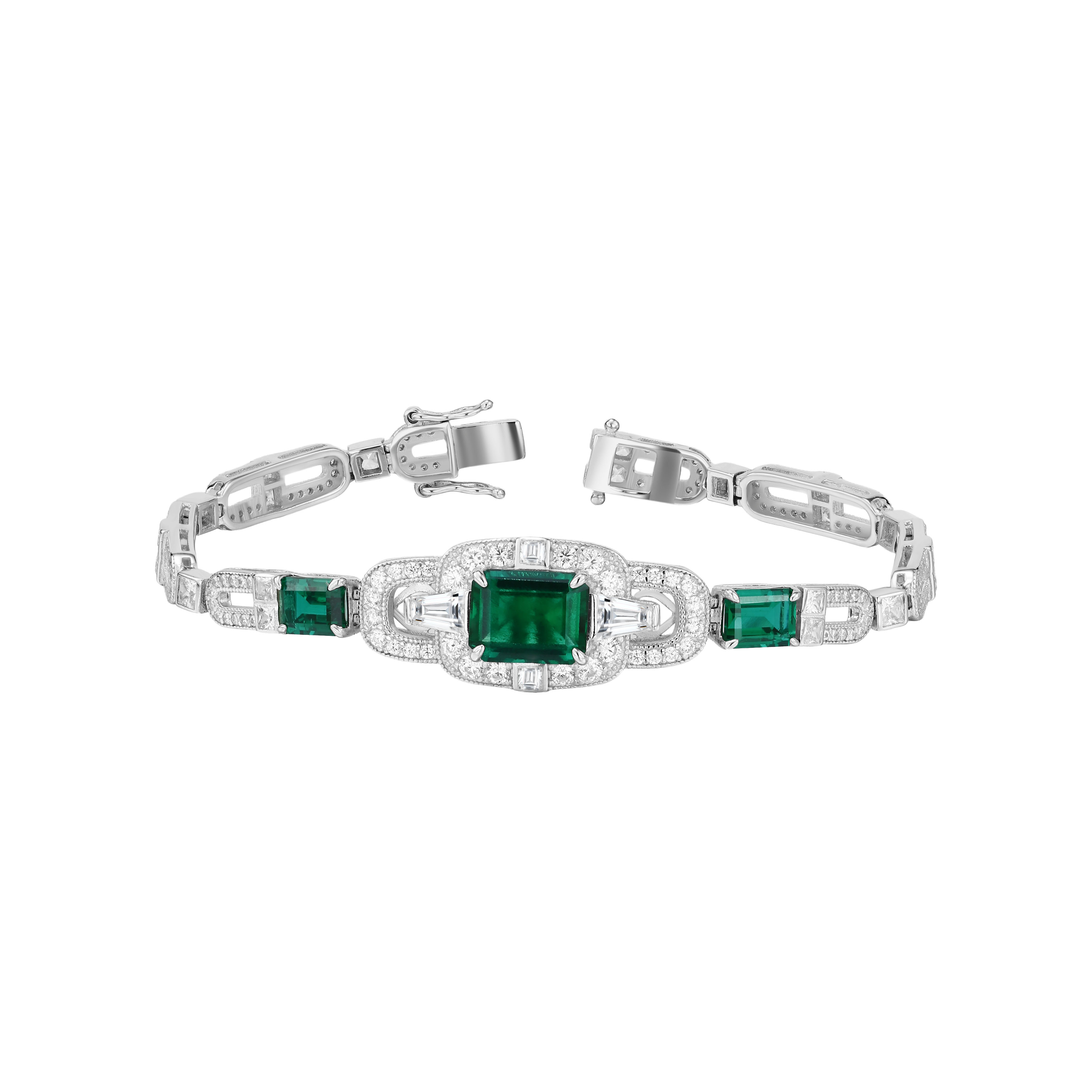 The Emerald Belle Époque Bracelet