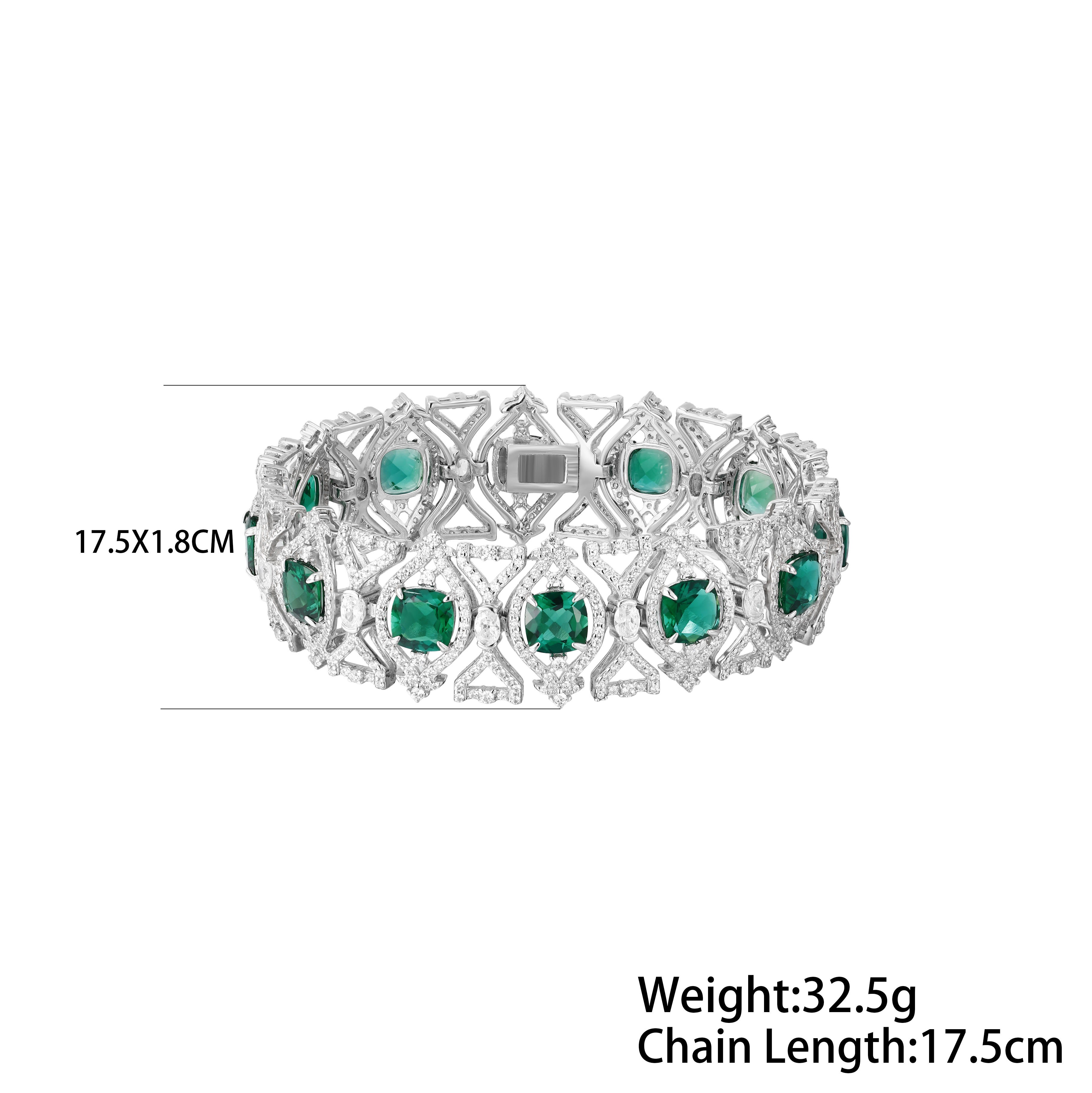 The Emerald Deco Bracelet