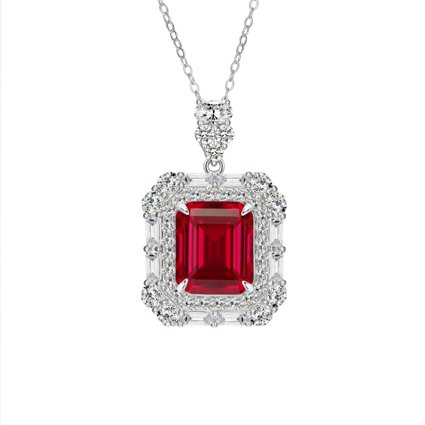 he Ruby Radiance Necklace — Lab-Grown Ruby · S925 | XAX Jewelry