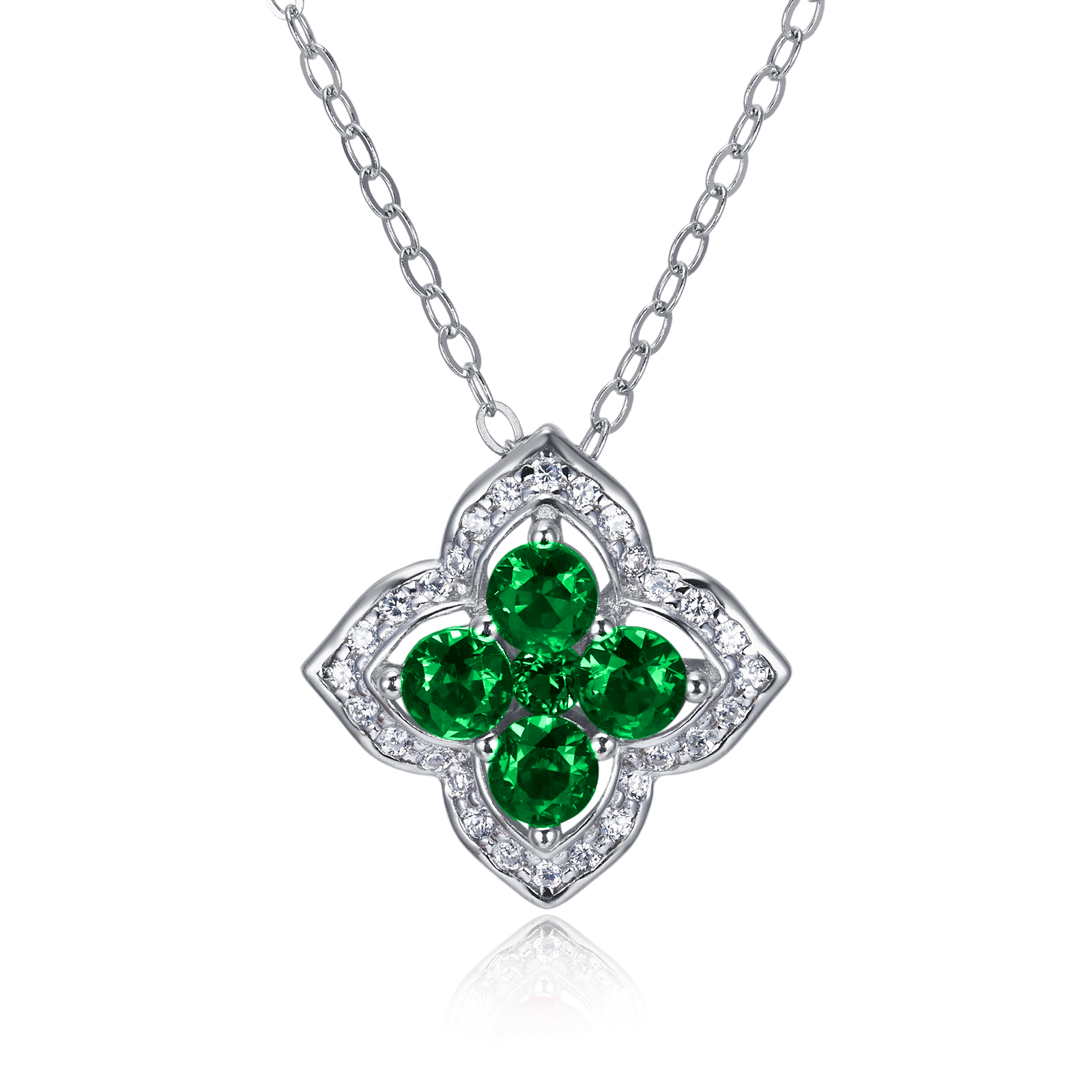  The Emerald Clover Necklace