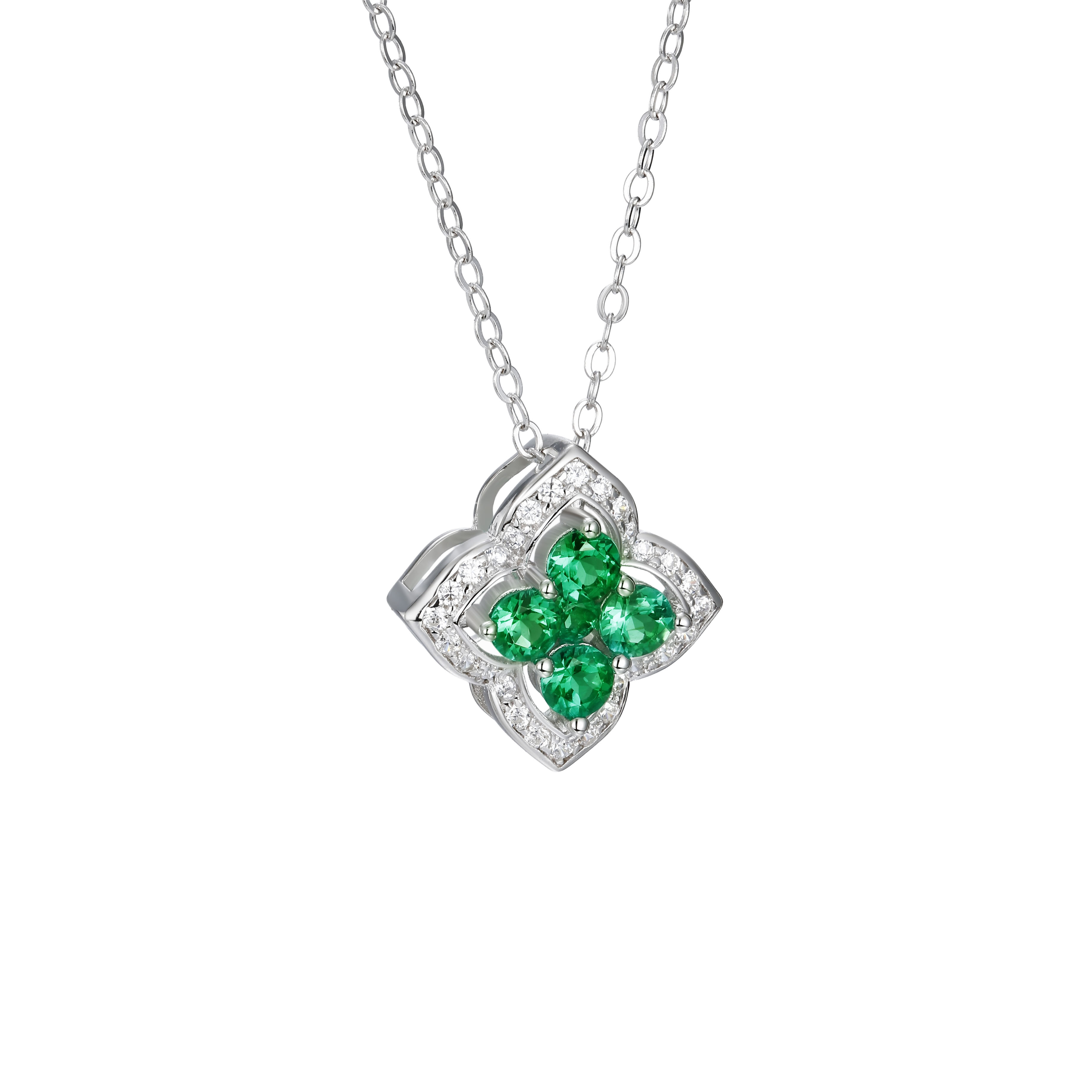 The Emerald Clover Necklace — Emerald · S925 | XAX Jewelry – XAX