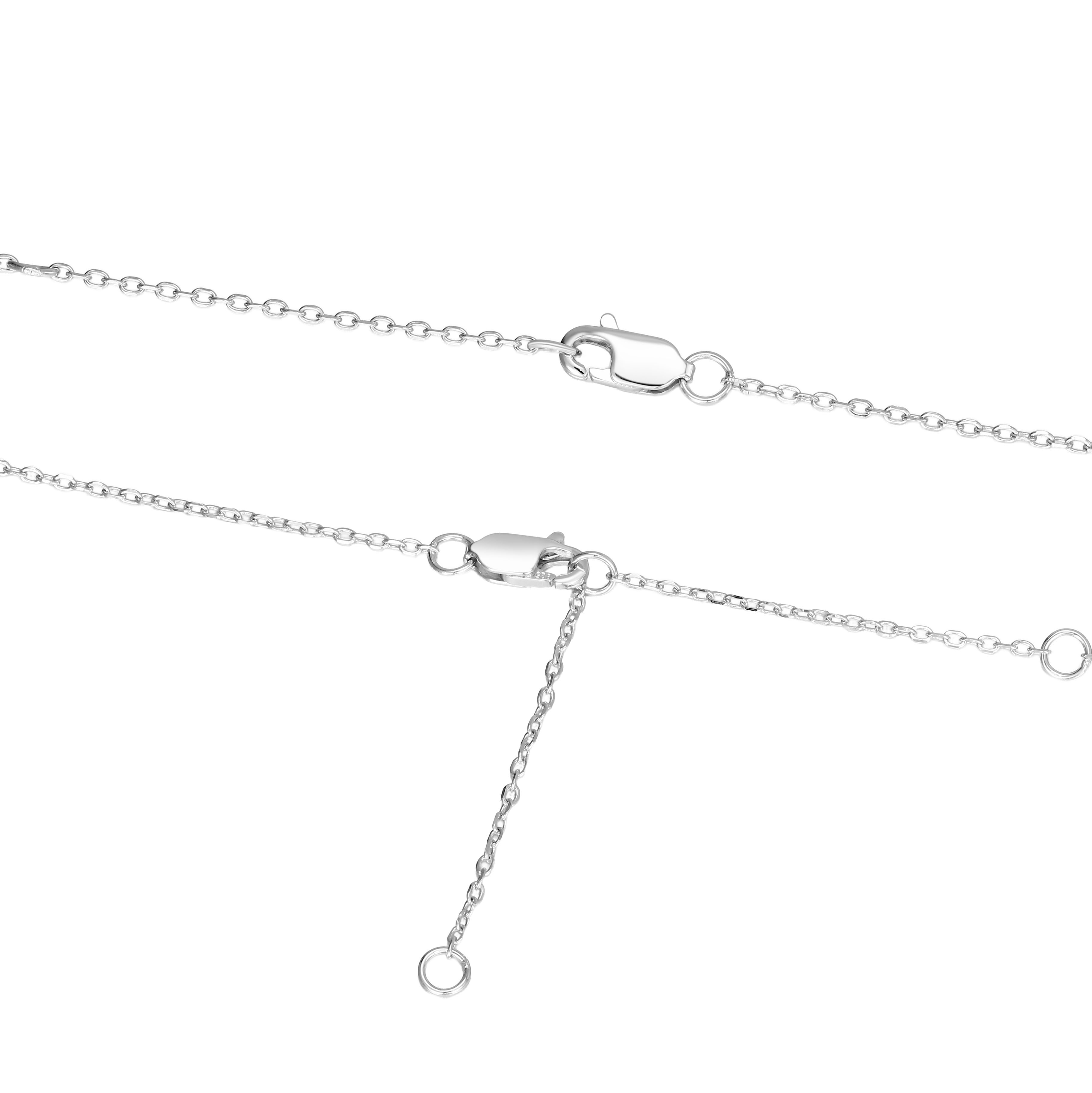 The Sapphire Halo Necklace