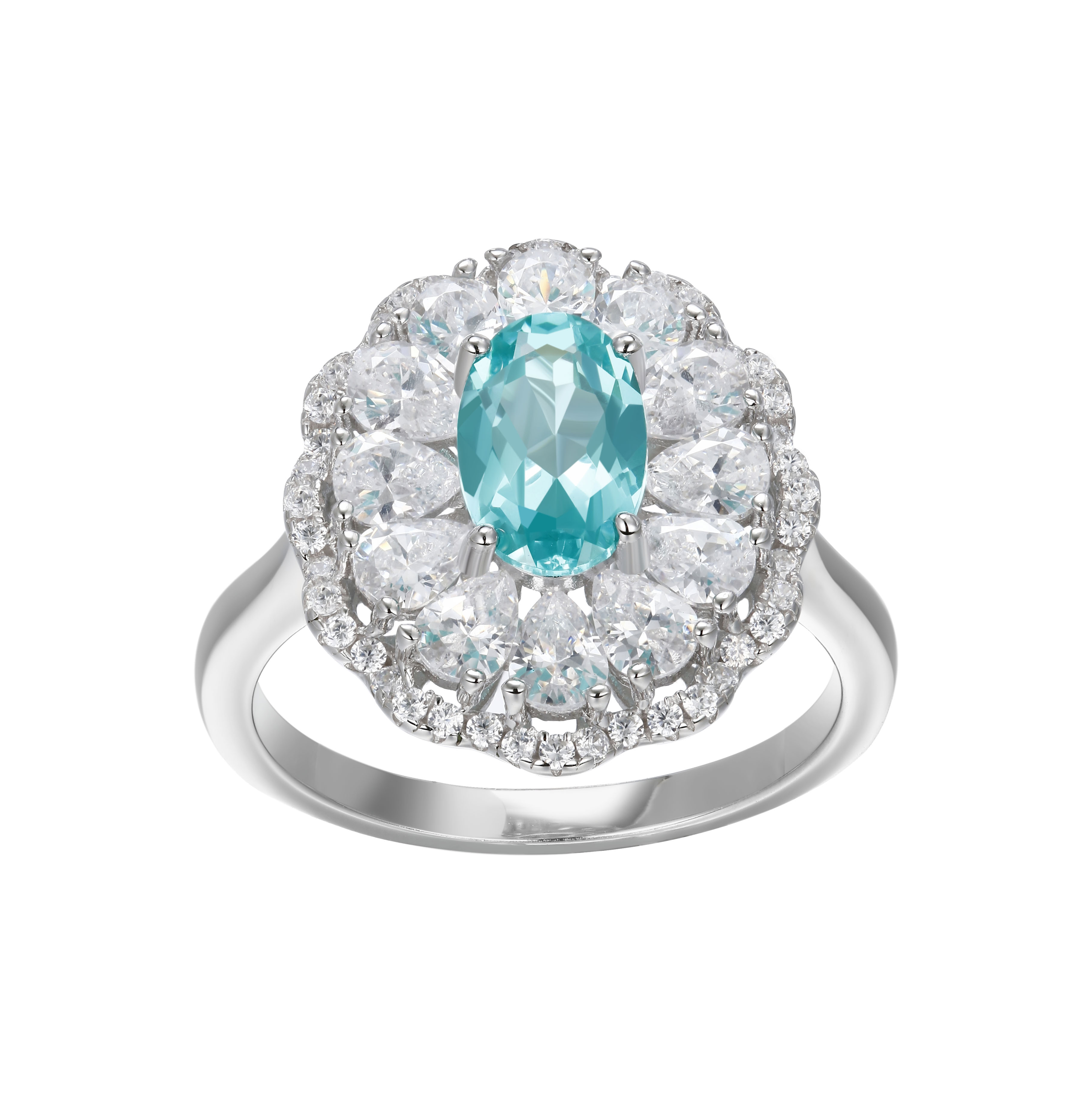 The Paraiba Bloom Ring