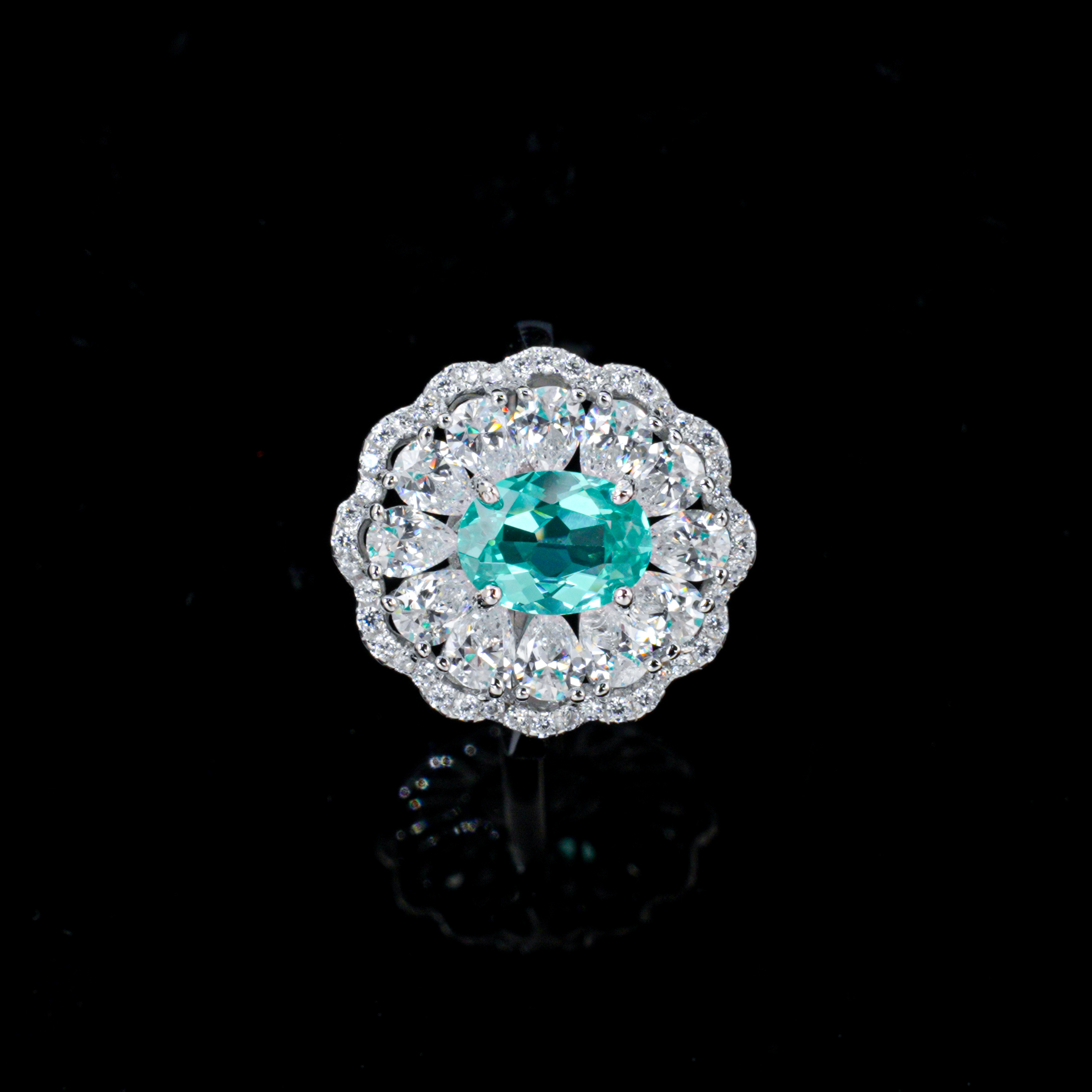 The Paraiba Bloom Ring