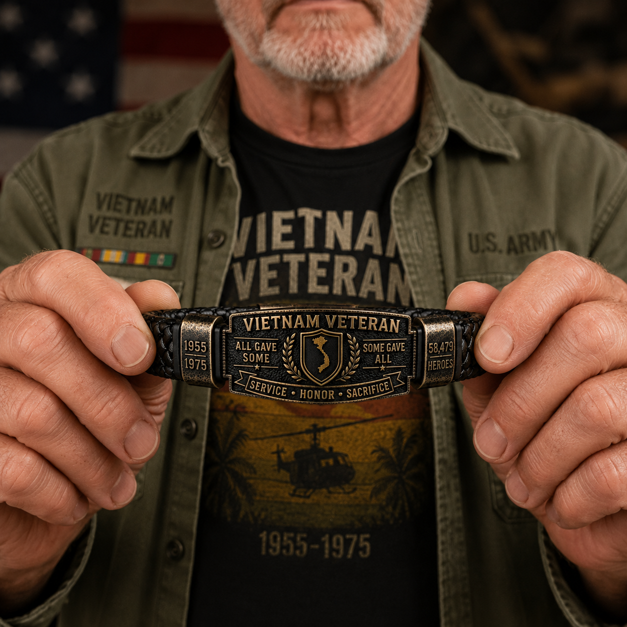 Last Day Promo: 49% OFF 🎖️ -Vietnam Veteran Honor Bracelet-hypecapco