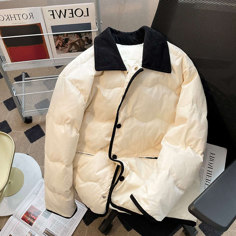 Designer down embroidered jacket-Massicos