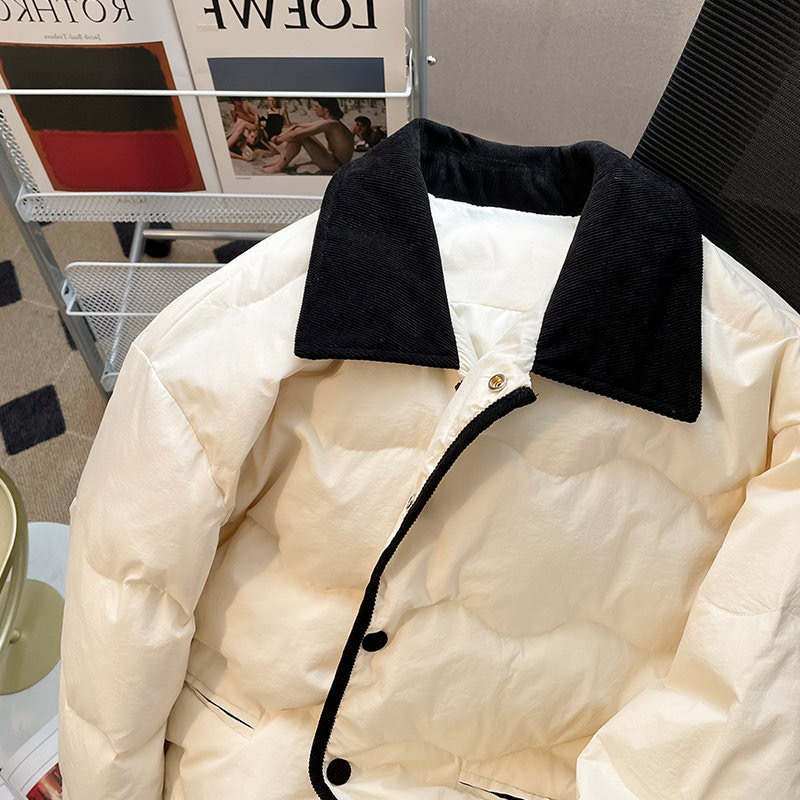 Designer down embroidered jacket-Massicos