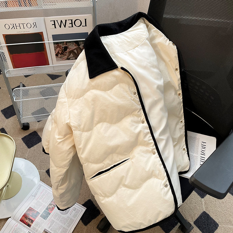 Designer down embroidered jacket-Massicos