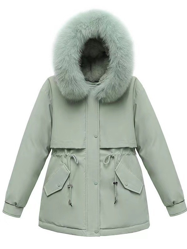 Designer down embroidered jacket-Massicos