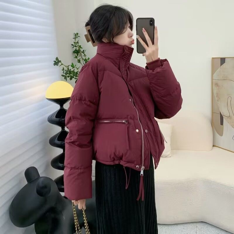 Designer down embroidered jacket-Massicos