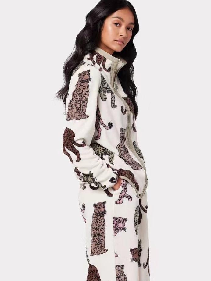 Melard Leopard Print Pajama Set-Massicos