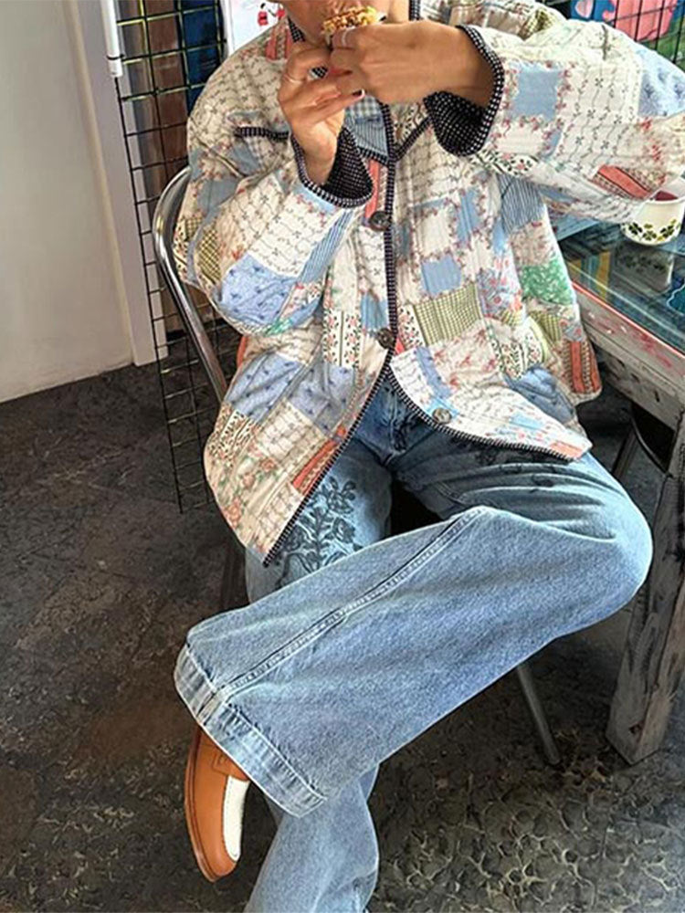 Casual single breasted jacket-Massicos
