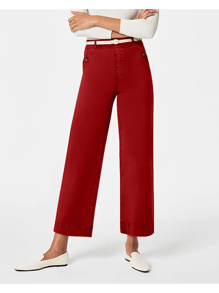 Stretch Wide-Leg Denim-Massicos
