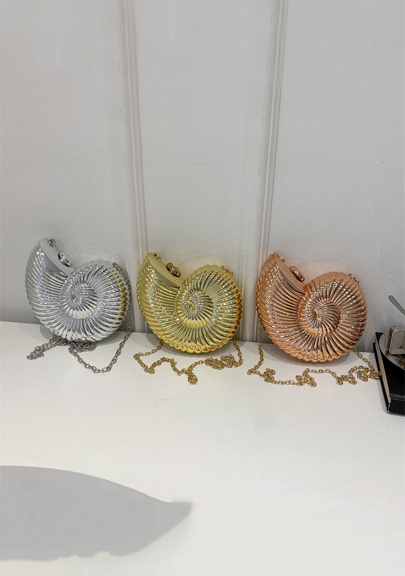 Acrylic Crossbody Bag Summer Conch Evening Bag-ROVOLE