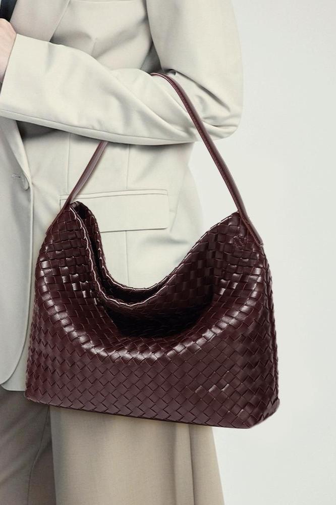 Woven Large Capacity Shoulder Crossbody Bag-ROVOLE