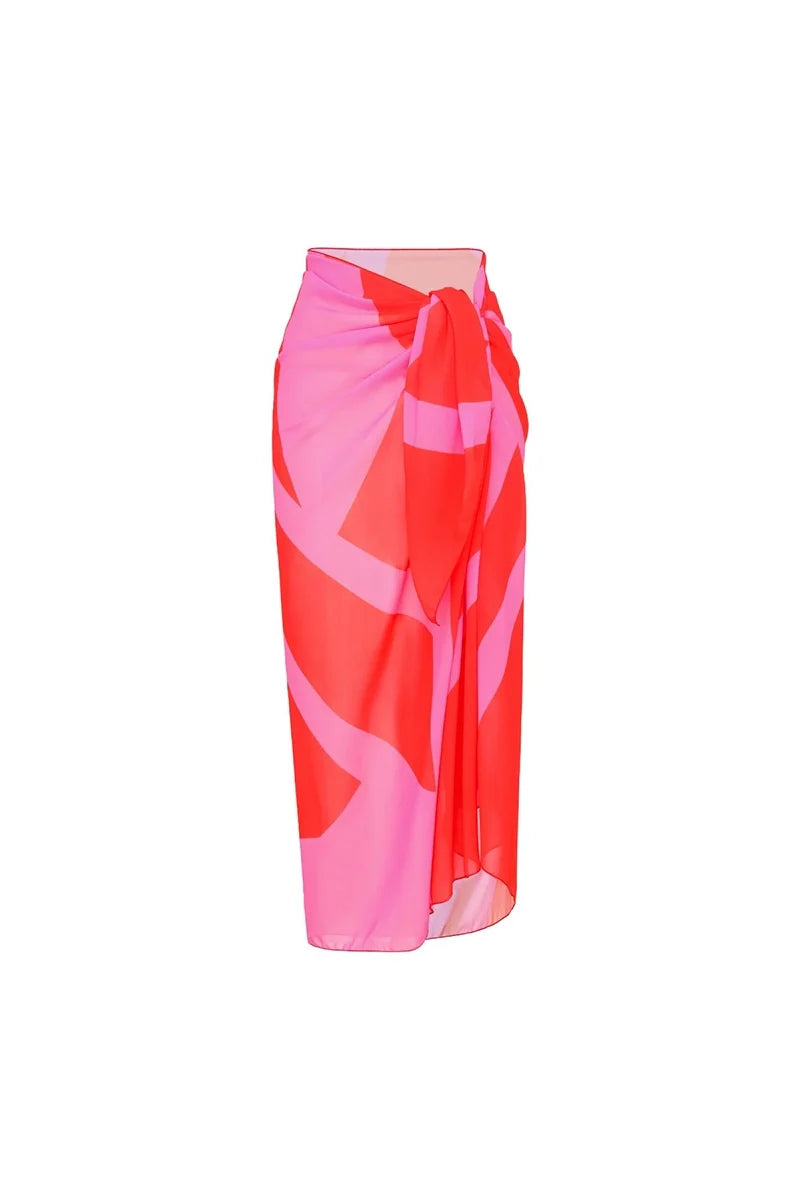 Colorblock Long Sleeve Surf Swimsuit Set-ROVOLE