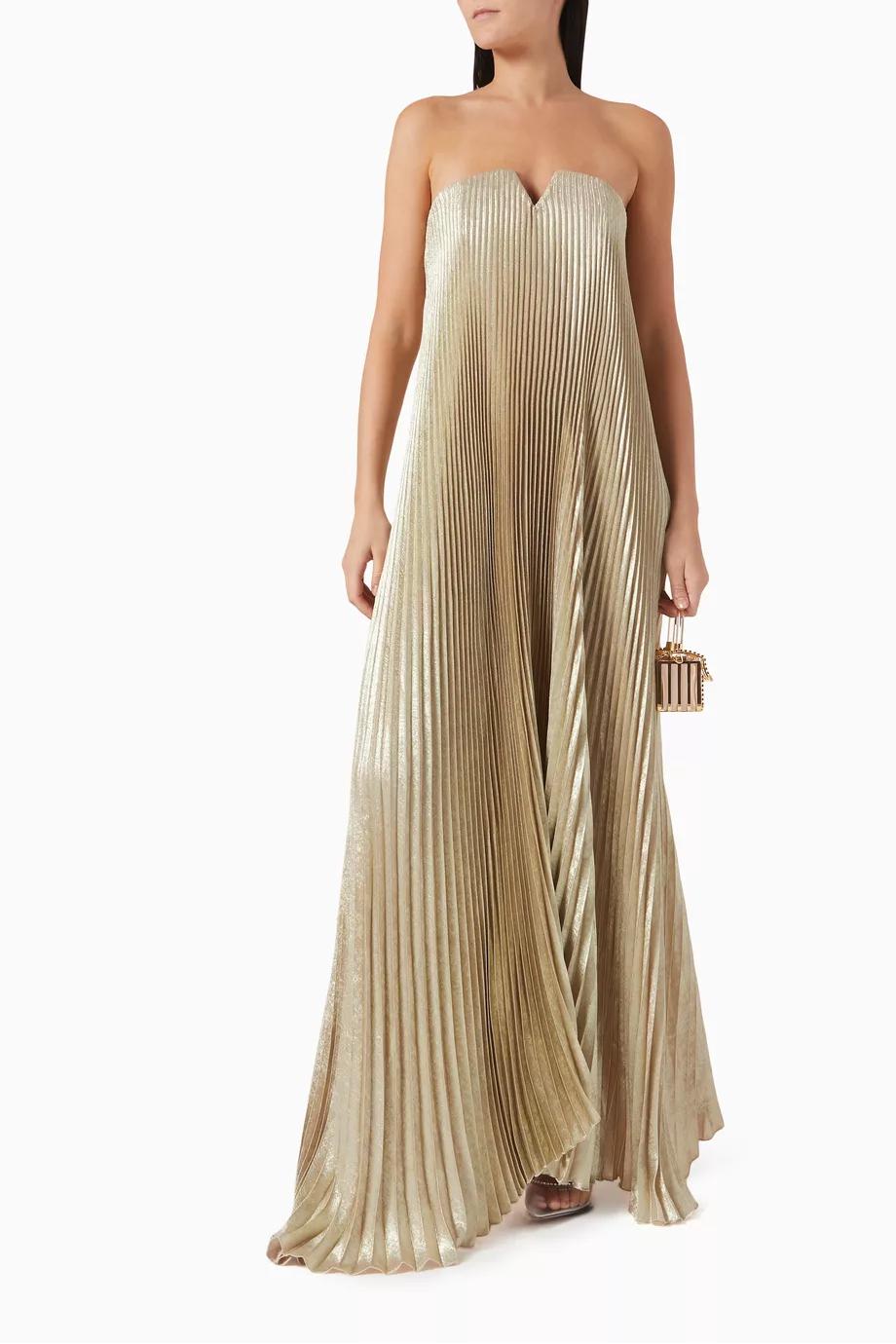 Black Tie Strapless Gown-ROVOLE