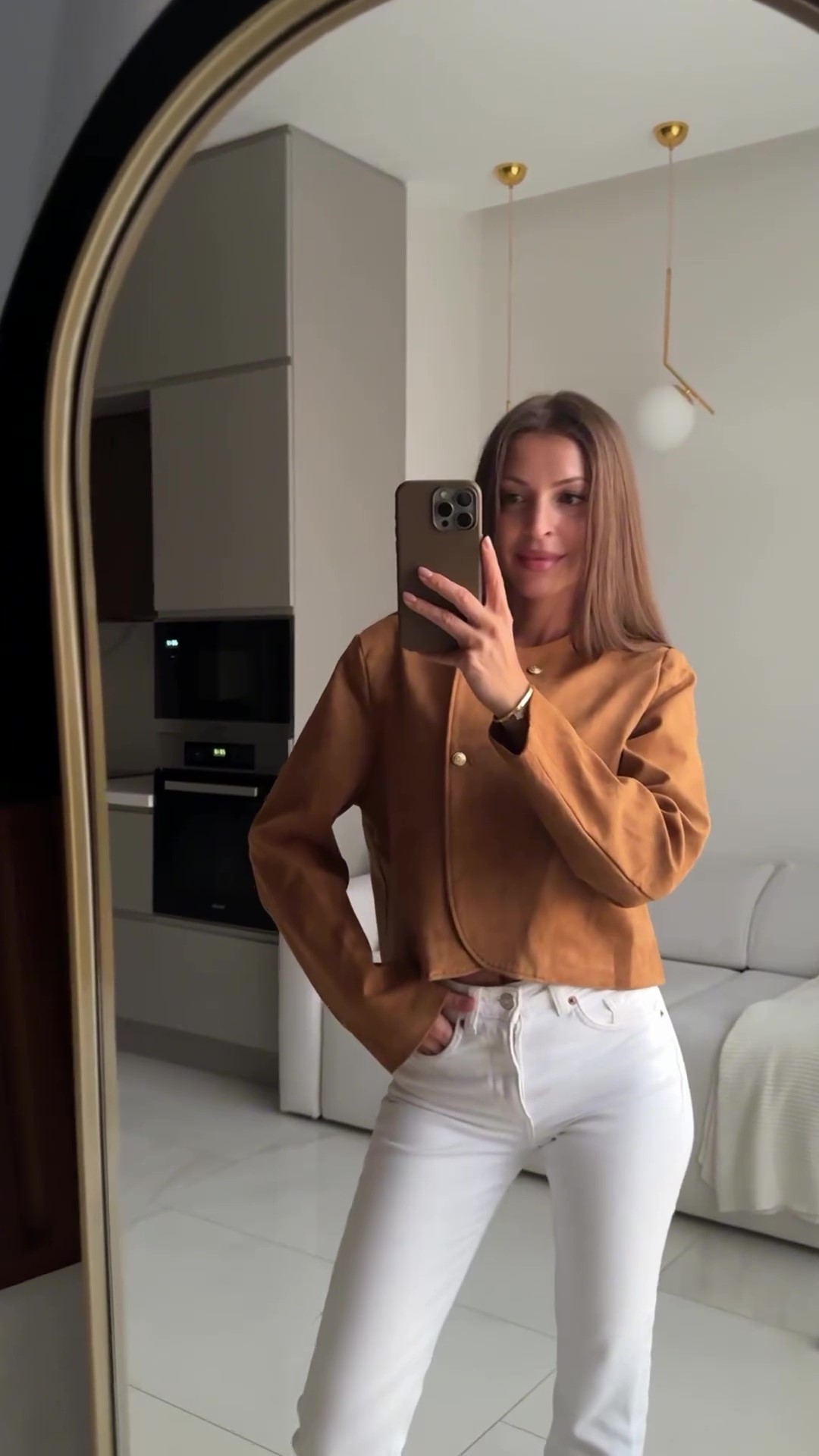 Trafni short cowhide jacket-Massicos