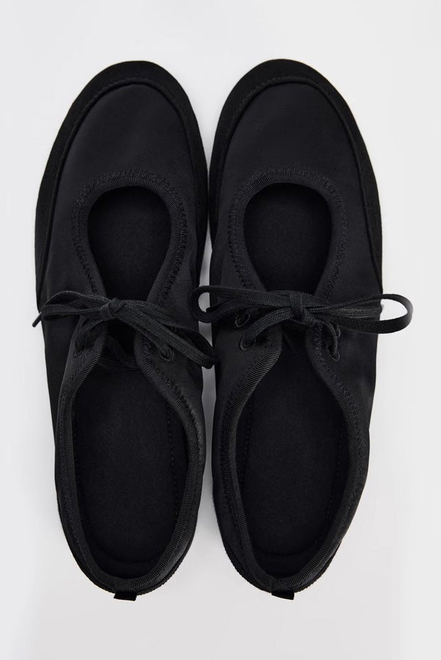 Ballet Flats With Laces-ROVOLE