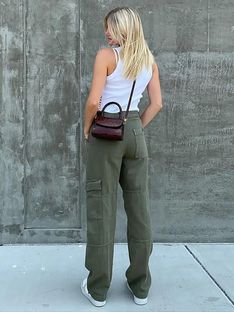 Vintage Green Dad Jeans-Massicos