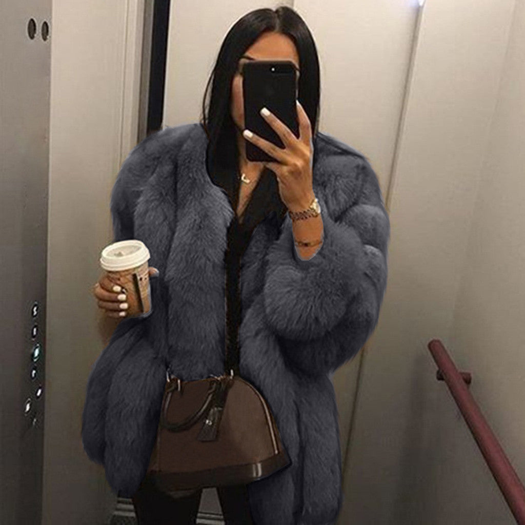 Faux Fur Coat-ROVOLE
