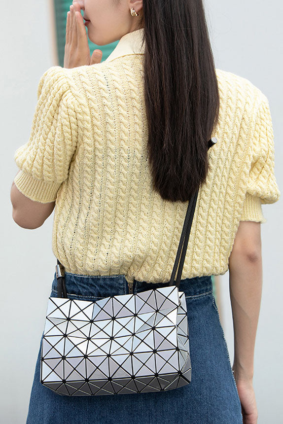 Trendy Geometric Embossed Bag-ROVOLE