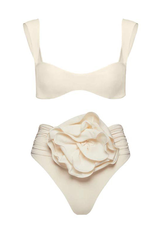 Embellished Ruched Bikini Set-ROVOLE