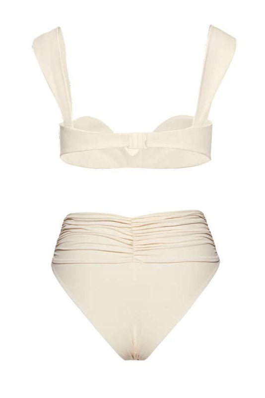 Embellished Ruched Bikini Set-ROVOLE