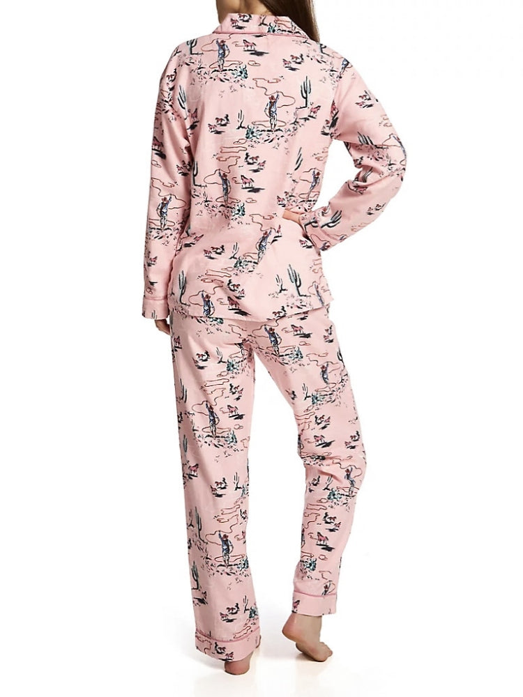 Western Desert Print Pajama Set-Massicos