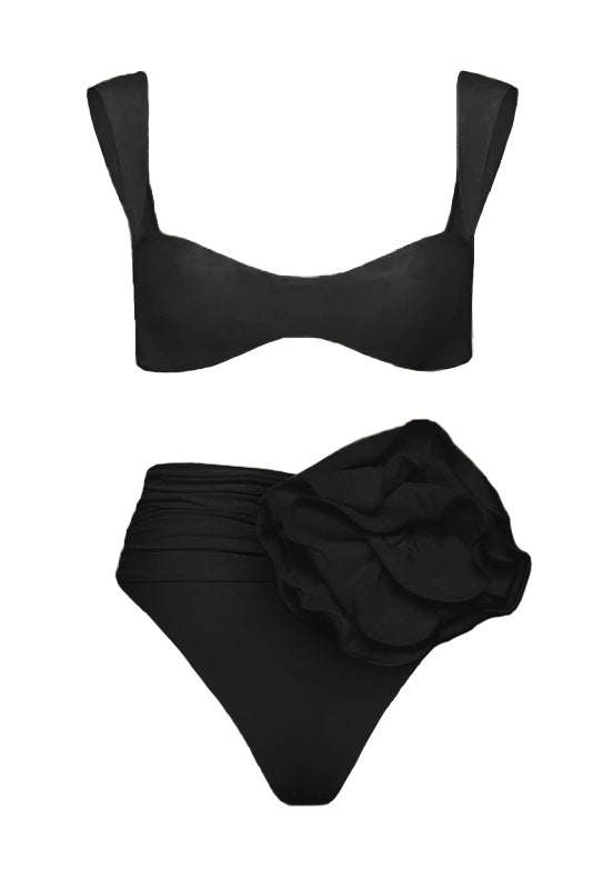 Embellished Ruched Bikini Set-ROVOLE