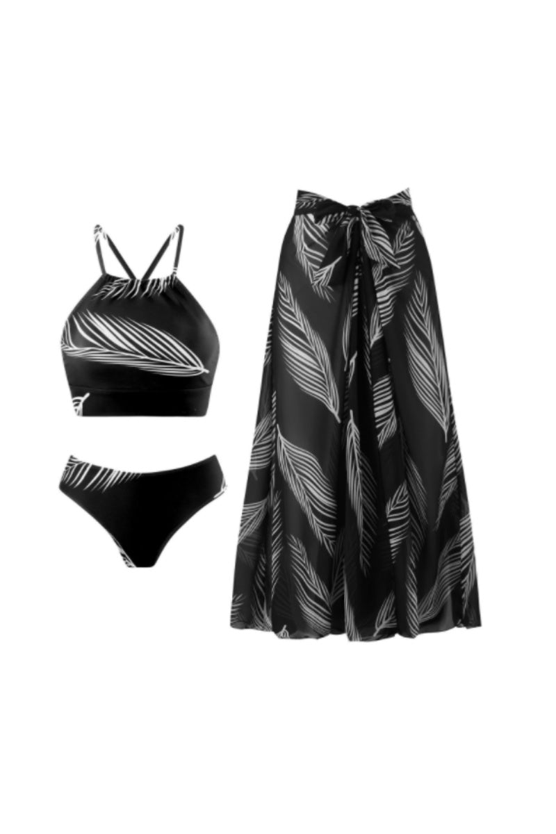 Floral Bikini Set Swimsuit-ROVOLE