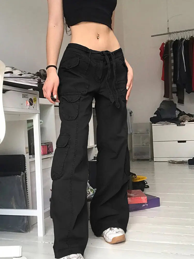 Vintage Cargo Pants Women-Massicos