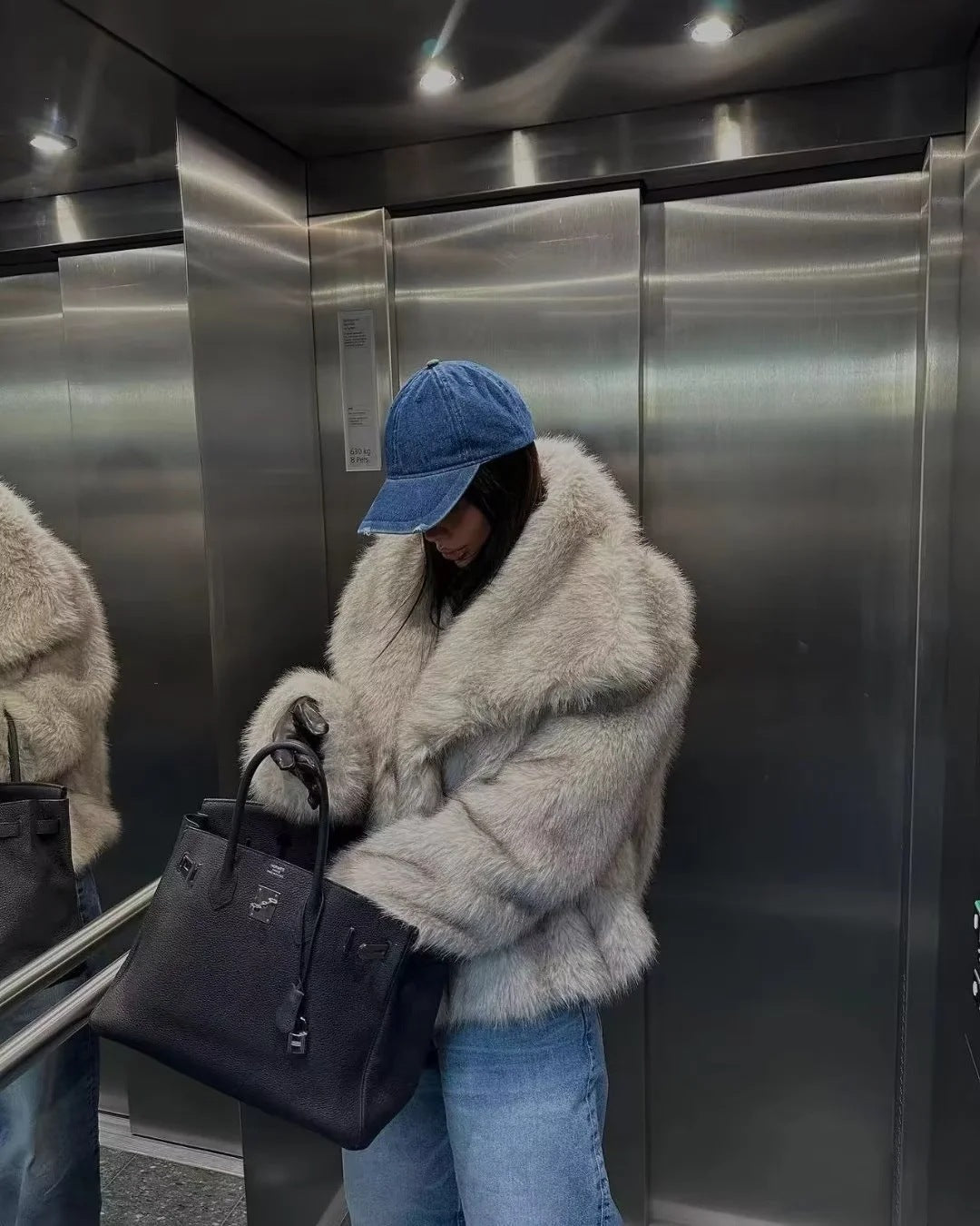 Faux Fur Coat-ROVOLE