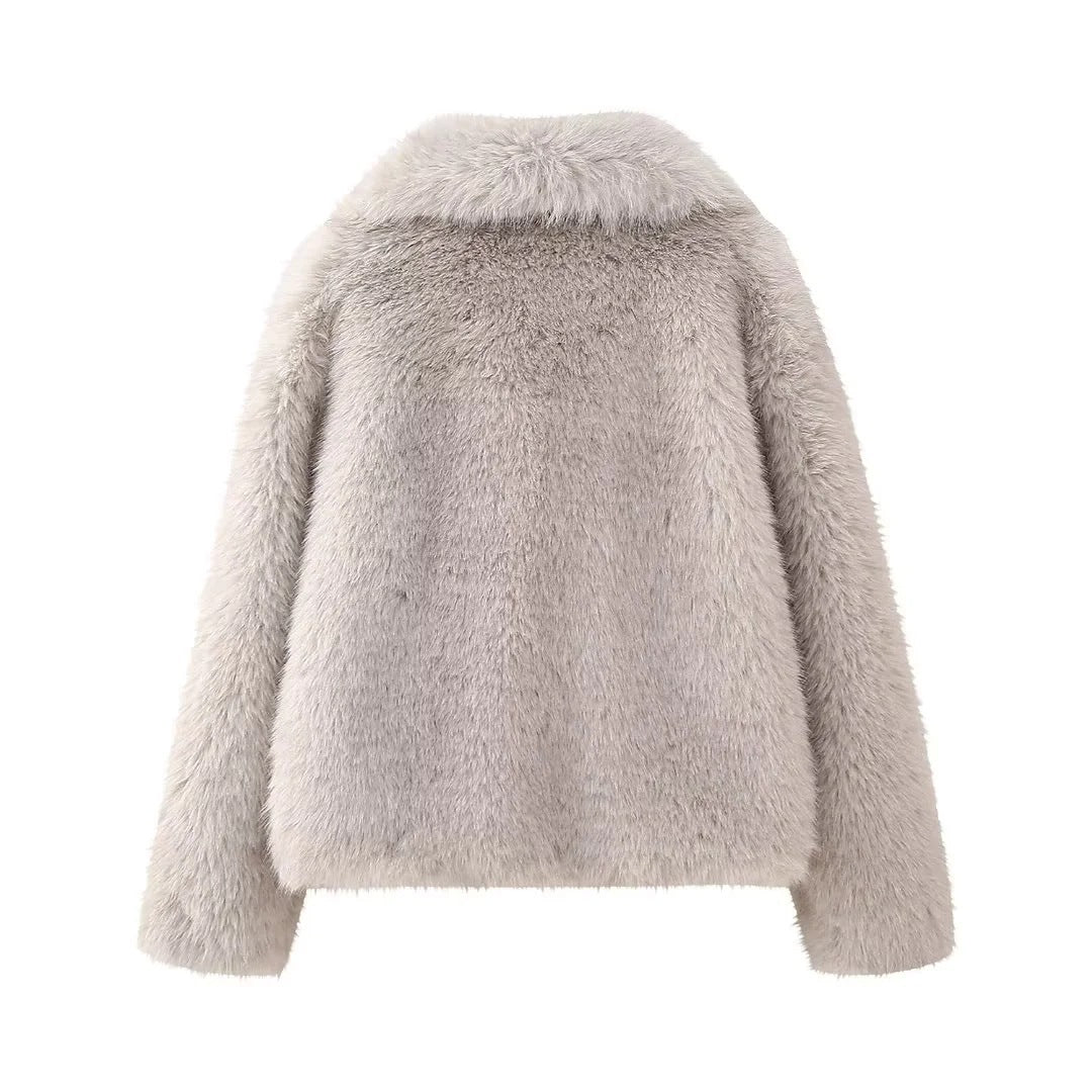 Faux Fur Coat-ROVOLE